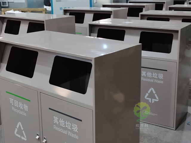 提升公共空間品質(zhì)，深圳金屬垃圾桶助你一臂之力